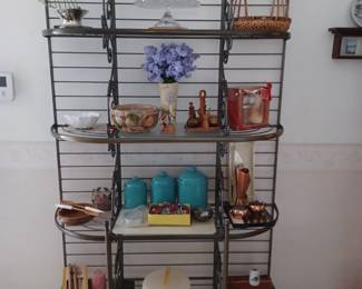 Large Bakers Rack. Great for plants or?