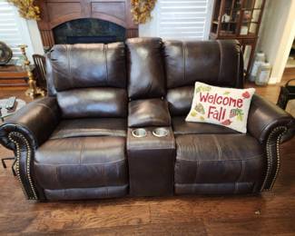 Recliner Electric Leather Couch