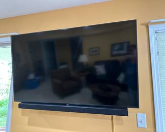 2018 55” Samsung TV
Sound bar sold separately