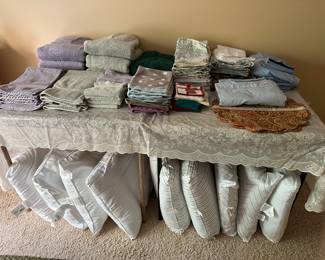 Linens and pillows