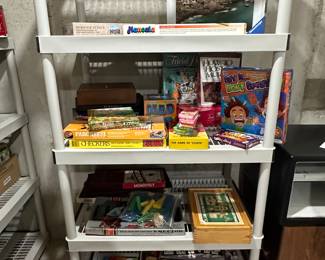 Games and storage shelf is also available