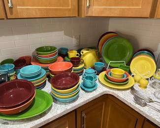 Fiesta Ware Dishes galore!