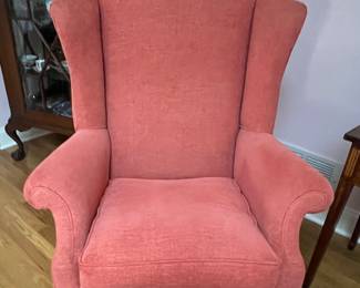 Upholstered Salmon Chair