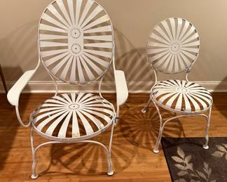 Francois Carre garden chairs