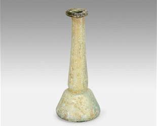 Ancient Roman Glass Bottle Unguentarium Flask
