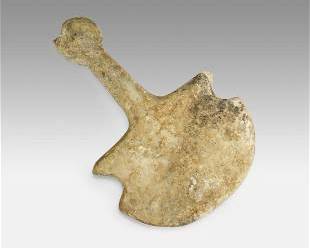 Early Bronze Age Anatolian Marble "Violin" Fertility Sculpture "Kusura-Beycesultan Type"
