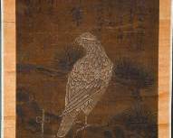 Sung Dynasty Chinese Emperor Huizong (HUI TSUNG) White Eagle Scroll Painting
