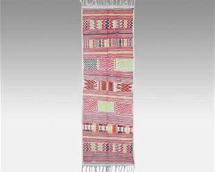Cakchiquel Guatemalan Fringed Scarf Native Weave Textile
