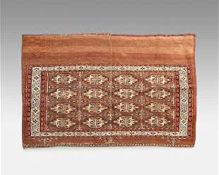Antique Turkmen Yomud Bag Rug #1
