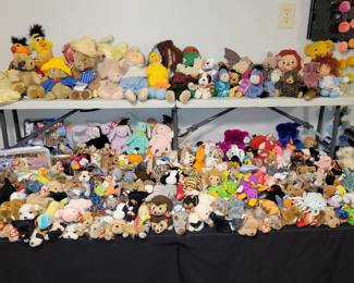 Loads of Beanies and misc. stuffies