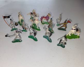 Plastic toy Medieval figures