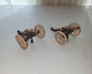 Vintage toy cannons
