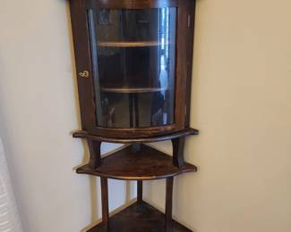 Antique corner cabinet