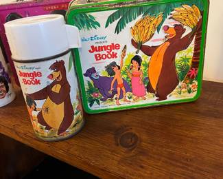 Jungle Book metal lunchbox and thermos 