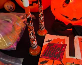 Metal Halloween horns 