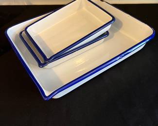 Enamel pans 