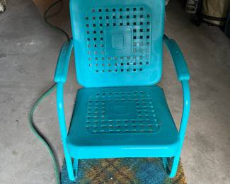 1950’s metal chair 