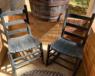 Black rockers 
Jack daniels half barrel 