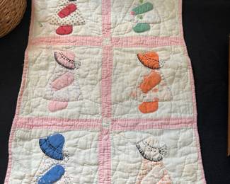 Miniature Dutch doll quilt sampler 