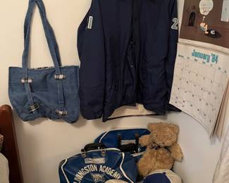 Livingston academy basketball bags 
LA caps 