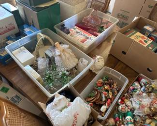 Vintage Christmas ornaments