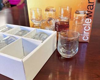 Circle Ware slider 6-piece 2oz shot glasses