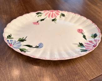 Vintage Blue Ridge Pottery platter 13"W