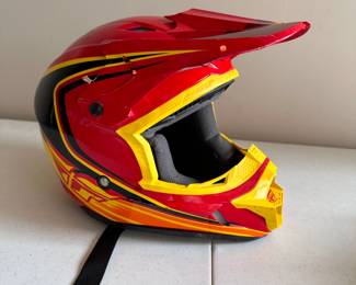 Fly Racing used helmet, red and yellow Size YL 51-52cm