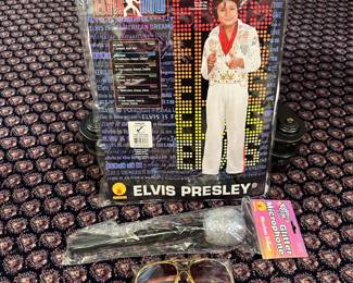 Halloween costume youth size 2-4 with microphone, sunglasses for parent, new