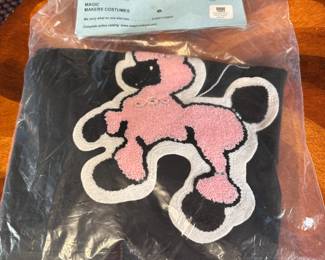 Magic Makers Costume adult size black and pink poodle skirt (likely size M)