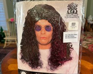 Halloween costume wig Howard Stern, new
