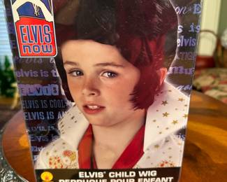 Halloween costume youth size Elvis wig, new