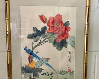 Gorgeous Late 19th c. Chinese painting on silk, each representing one season, Fall, Winter, Spring & Summer