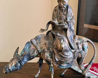 Chinese Censer, In The Form Of A Sage Riding A Mule