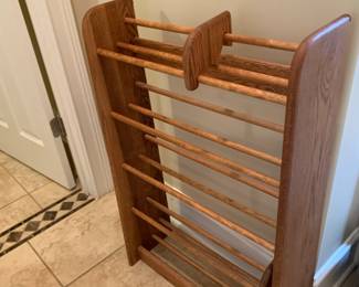 #7 Wood CD Cabinet w/5 shelves - 23x7x36 $30.00