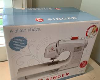#17 Singer 4166 New in Box Machine - 66 build in stitches, Basic, stretch, & Decorative w/DVD and Automatic Needle Threader $75.00