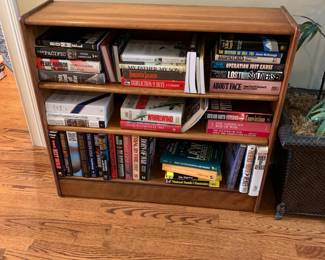 #25 Wood 3 shelf Bookcase - 36x10x32 $100.00