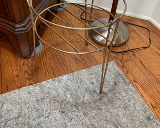 #43 Gold Metal Plant Stand - 13x14 $25.00