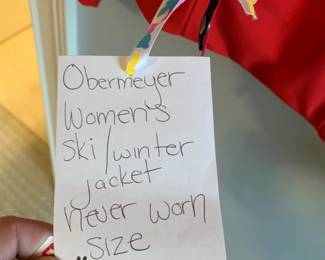 #51 Red Ski Jacket - Never Worn - Size 6 $40.00