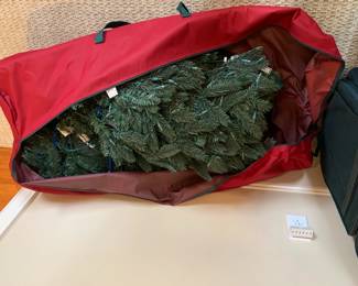 #56 Bagged Pre-lit Christmas Tree in Storage Bag $50.00