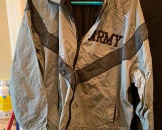 #78 Small Army Gray Windbreaker $20.00