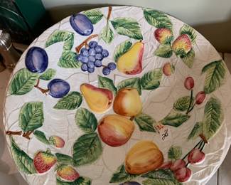 #136 Ceramic Painted Fruits - Made in Italy - $15 $20.00