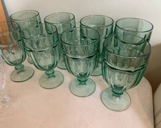 #138 Set of 8 Libbey Duratuff Gibral Tav Glasses $36.00