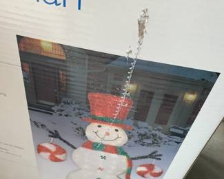 #154 Phillips Twinkling Lighted Snowman - 48" $40.00