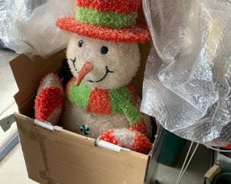 #154 Phillips Twinkling Lighted Snowman - 48" $40.00
