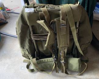 #180 Military Ruck Sack $25.00