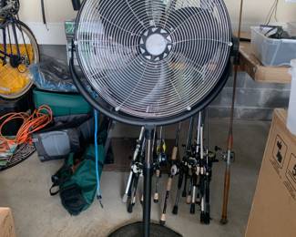 #186 Utilitech Stand Fan - Model - FES50-F1 $110.00