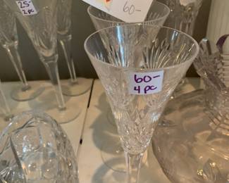 #216 Waterford Prosperity Flute - Set of 4 $60.00