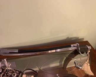 #235 Replica Sabur w/leather Sheath 39"Long $25.00