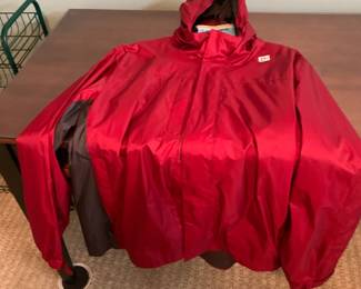 #244 Timberlake Waterproof Windbreaker - Red Size XL $25.00